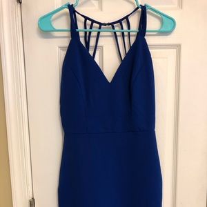 Royal blue homecoming dress
